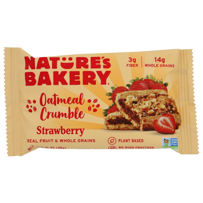 NATURE'S BAKERY: Strawberry Oatmeal Crumble Bar, 1.41 oz