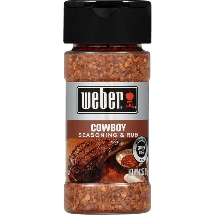 WEBER: Seasoning Cowboy Gourmet, 3.2 oz