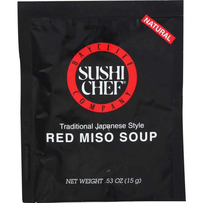 SUSHI CHEF: Soup Red Miso Traditional Japanese Style, 0.53 Oz