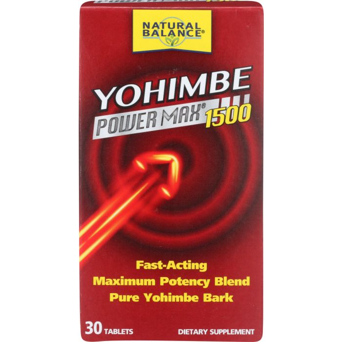 NATURAL BALANCE: Yohimbe Power Max 1500, 30 cp
