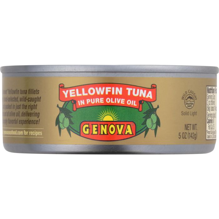GENOVA: Tonno Solid Lt Tuna Oil, 5 oz