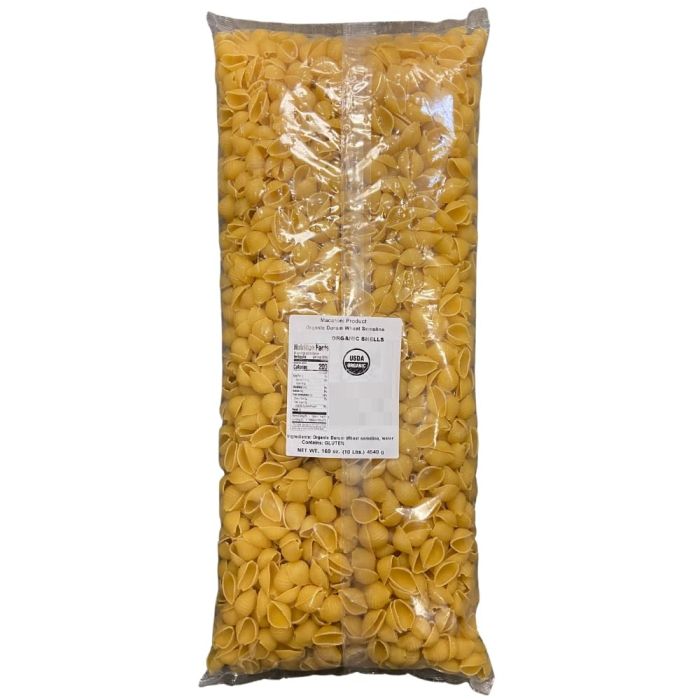 MANTOVA: Organic Shells Pasta, 10 lb