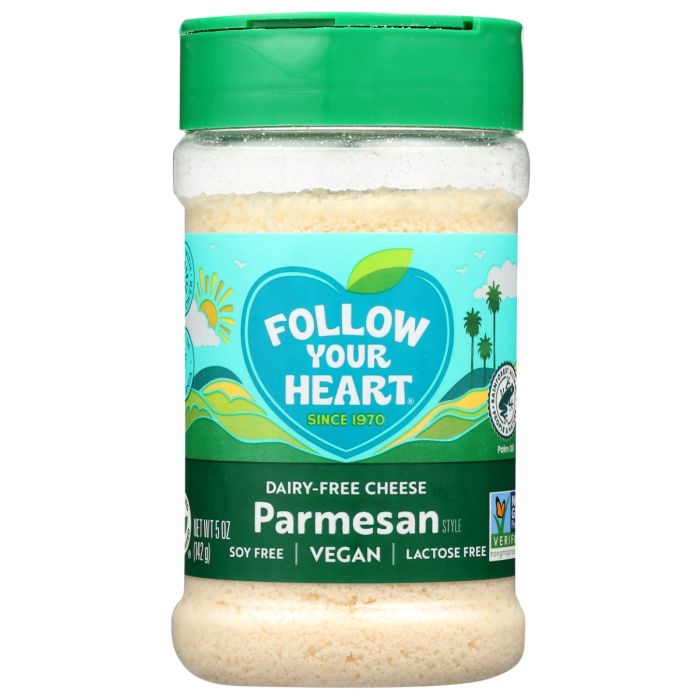 FOLLOW YOUR HEART: Parmesan Grated Style, 5 oz