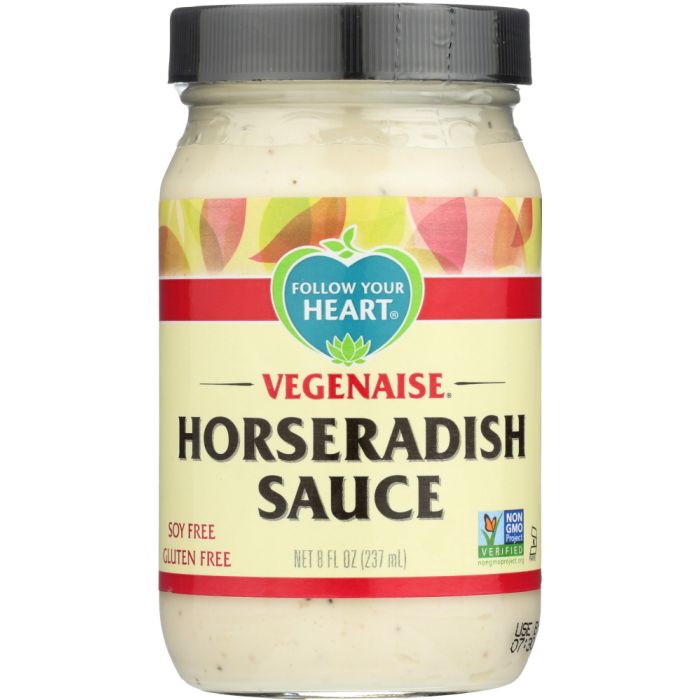 FOLLOW YOUR HEART: Vegenaise Horseradish Sauce, 8 oz