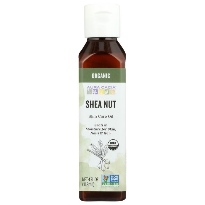 AURA CACIA: Organic Shea Nut Skin Care Oil, 4 fo