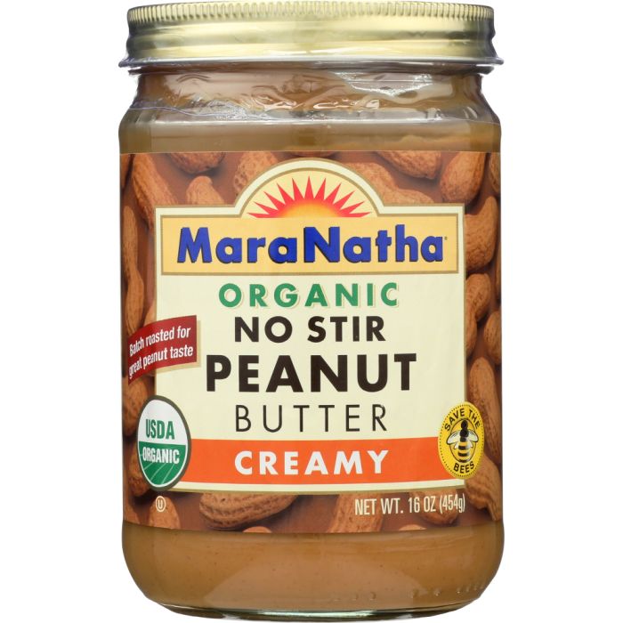 MARANATHA: Organic Peanut Butter No Stir Creamy, 16 oz