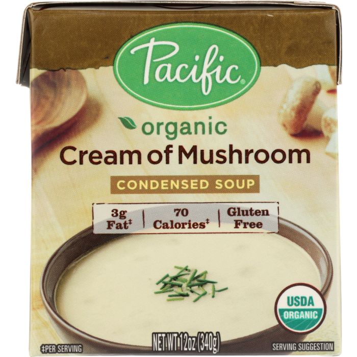 PACIFIC FOODS: Organic Condensed Soup Cream of Mushroom, 12 oz