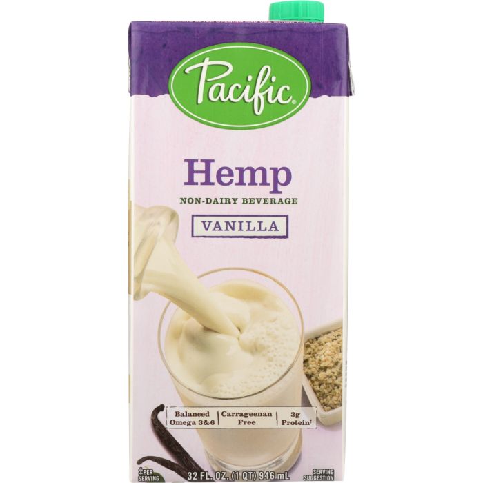 PACIFIC FOODS: Hemp Milk Vanilla, 32 oz