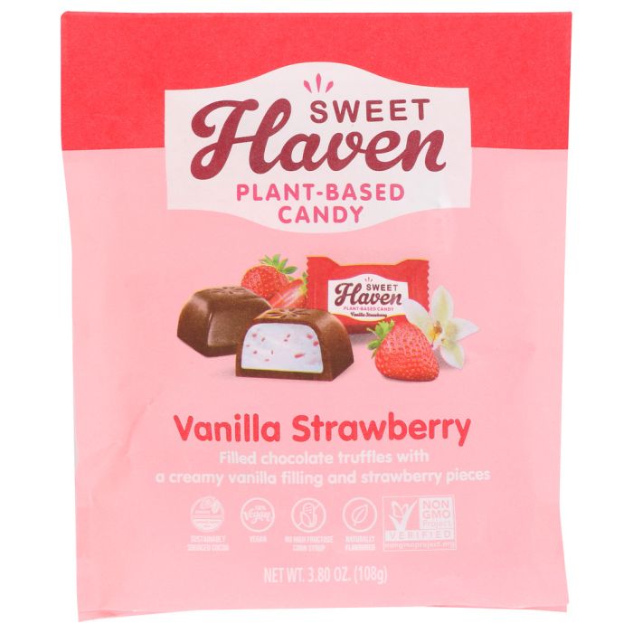 SWEET HAVEN: Choc Vanilla Strwberry, 3.8 oz