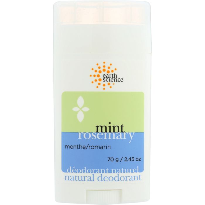 EARTH SCIENCE:  Deodorant Mint Rosemary, 2.45 oz