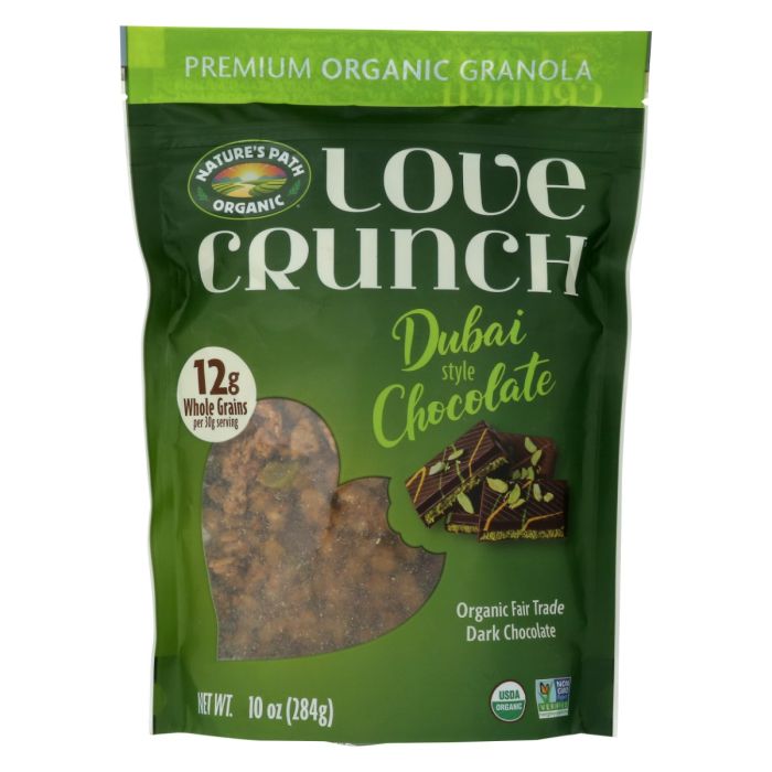 NATURES PATH: Love Crunch Organic Dubai Style Chocolate Granola, 10 oz