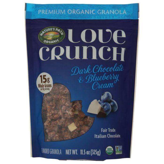 NATURES PATH: Love Crunch Organic Blueberry Cream Granola, 11.5 oz