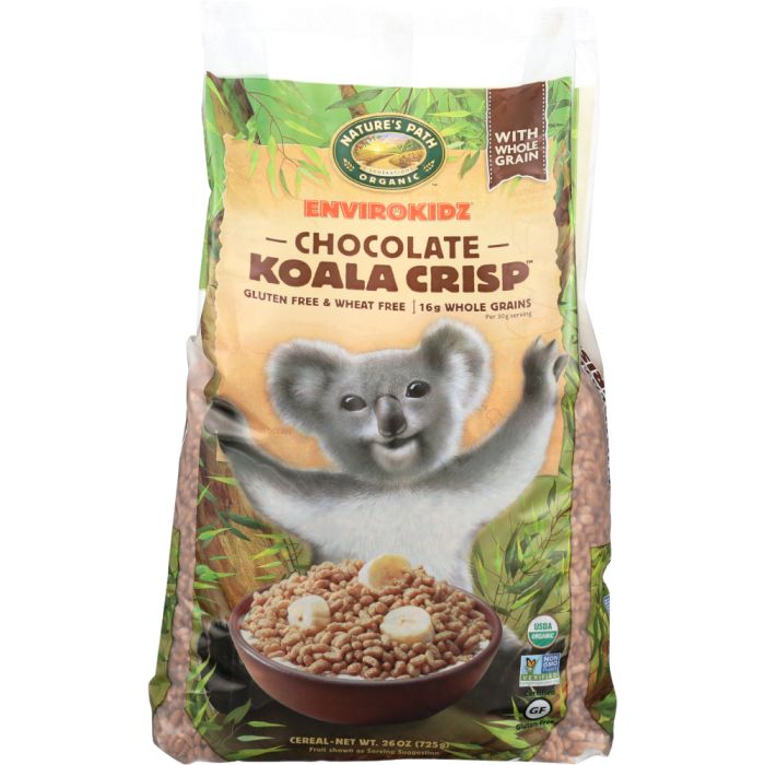 ENVIROKIDZ ORGANIC: Koala Crisp Chocolate Cereal Eco-Pac, 26 oz