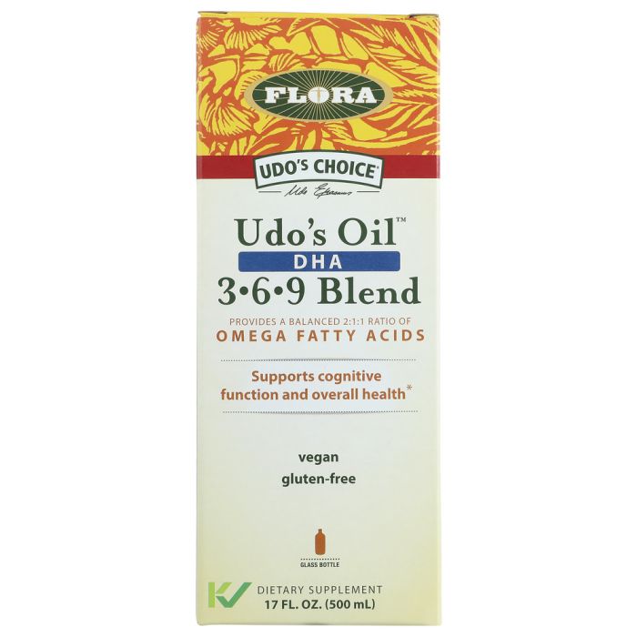 FLORA HEALTH: Udos Oil Dha Blend, 17 oz