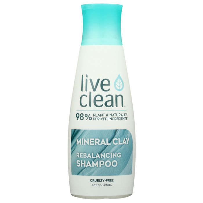 LIVE CLEAN: Mineral Clay Rebalancing Shampoo, 12 oz