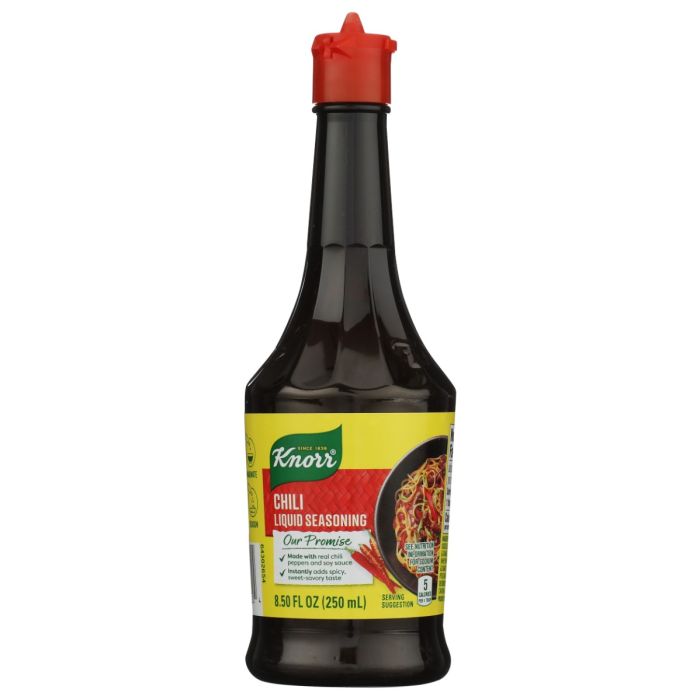 KNORR: Liquid Seasoning Chili, 8.50 fo