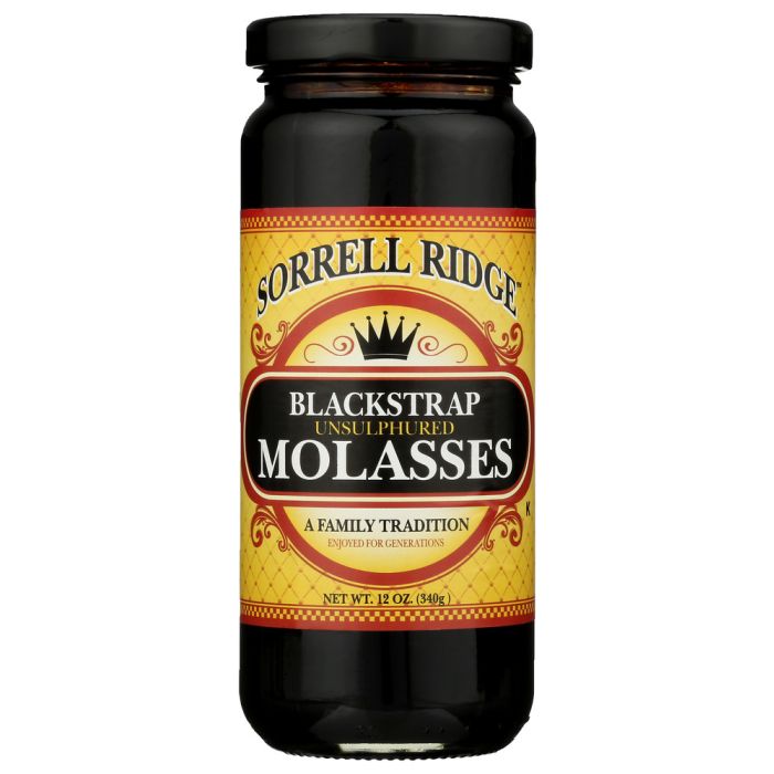 SORRELL RIDGE: Unsulphured Blackstrap Molasses, 12 oz