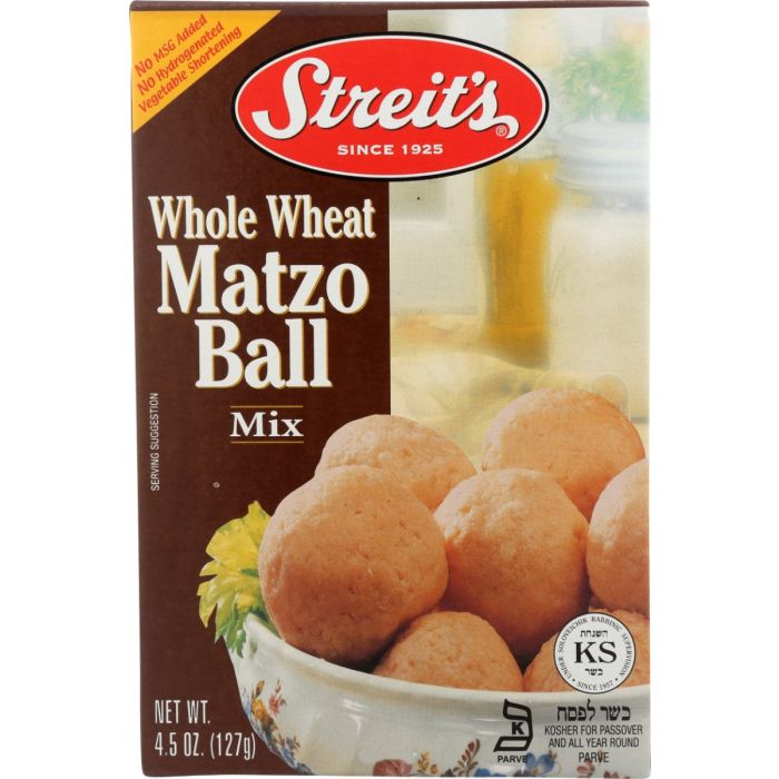 STREITS: Whole Wheat Matzo Ball Mix, 4.5 oz