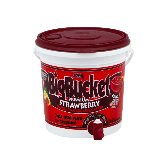 MASTER OF MIXES: Mix Margarita Big Bucket Strawberry, 96 oz