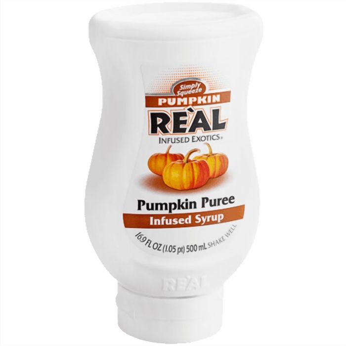 RE AL INFUSED EXOTICS: Pumpkin Puree Syrup, 16.9 fo