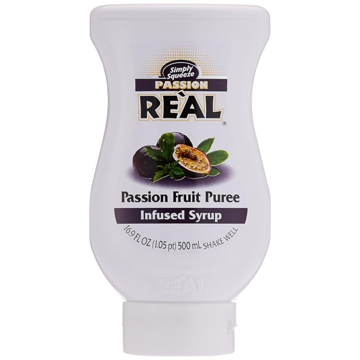 REAL INFUSED EXOTICS: Passion Fruit Puree Syrup, 16.9 fo