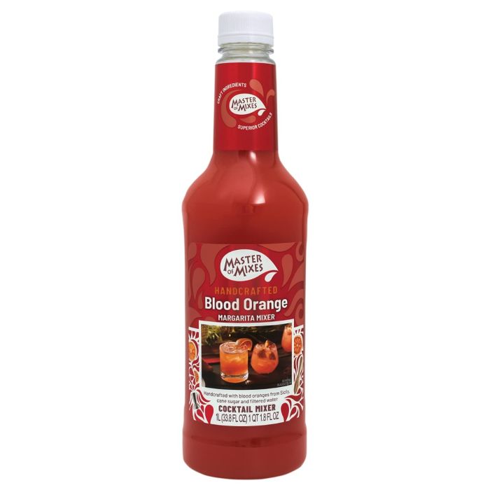 MASTER OF MIXES: Blood Orange Margarita Mixer, 1 lt