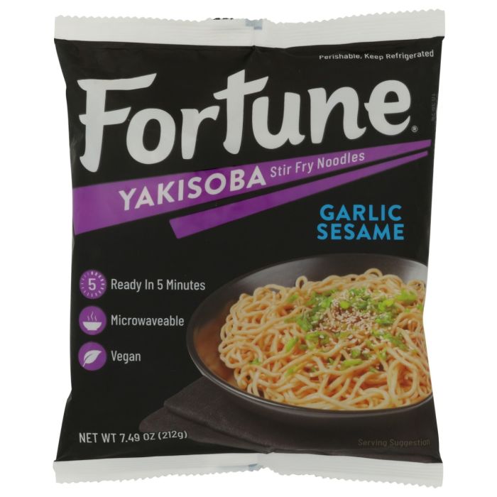 FORTUNE: Garlic Sesame Yakisoba Stir Fry Noodle, 7.49 oz