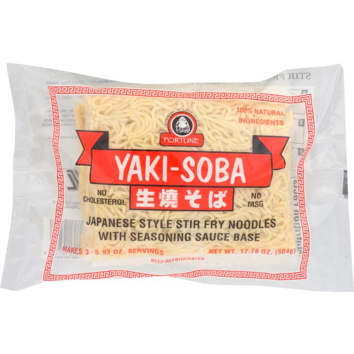 FORTUNE: Yakisoba 3 Pack Noodle, 17.76 oz