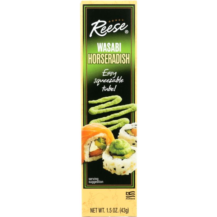 REESE: Wasabi Horseradish Squeezable Tube, 1.5 oz