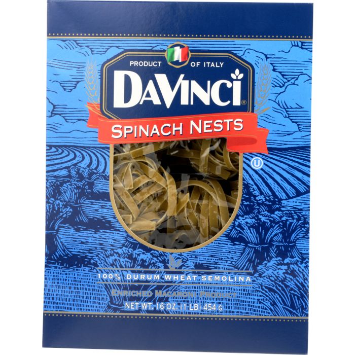 DAVINCI: Pasta Spinach Nest, 16 oz