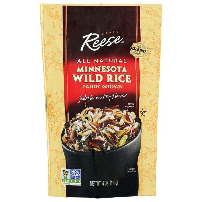 REESE: All Natural Minnesota Wild Rice Paddy Grown, 4 oz