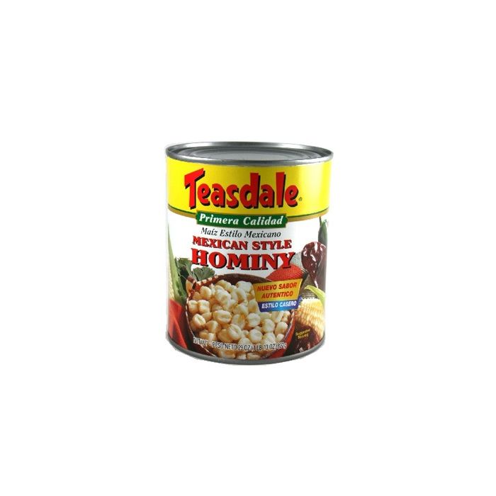 TEASDALE: Mexican Style Hominy, 29 oz