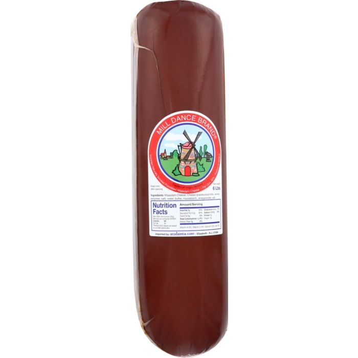 MILLDANCE: Smoked Maasdam Gouda Cheese, 6 lb