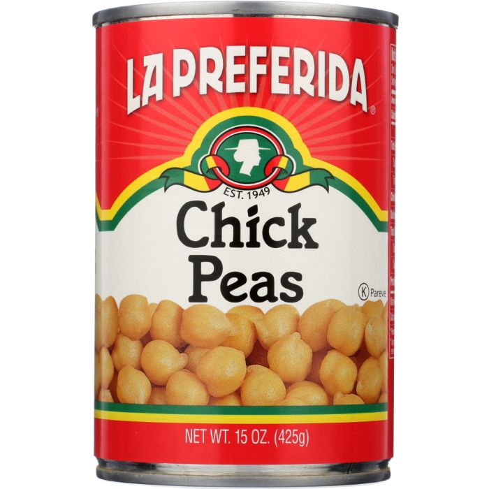 LA PREFERIDA: Chick Peas, 15 oz