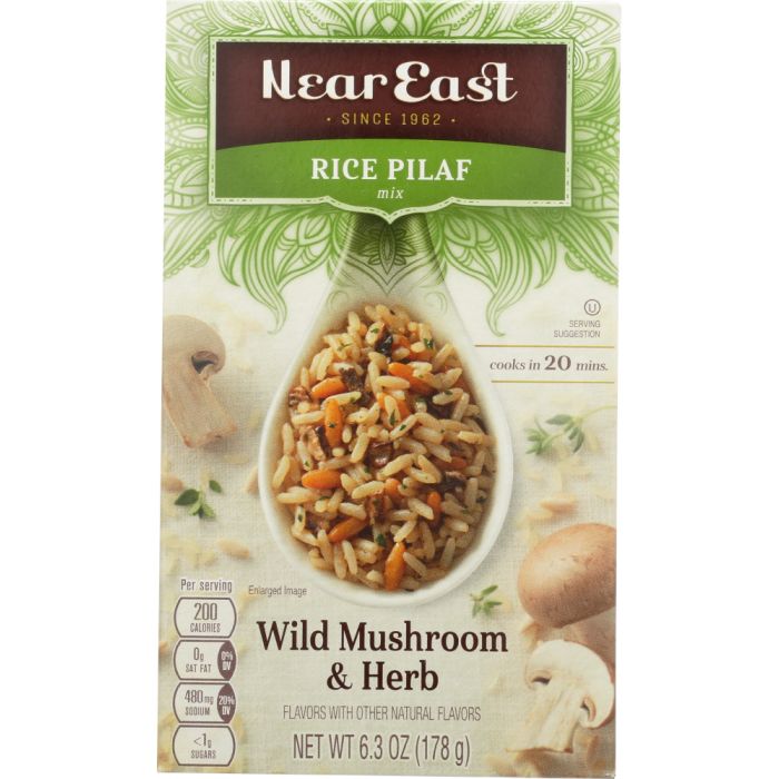 NEAR EAST: Rice Mix Pilaf Wild Mushroom & Herb, 6.3 oz