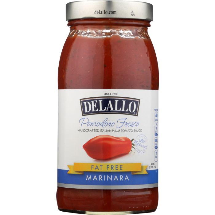 DELALLO: Pasta Marinara Sauce, 25.25 oz