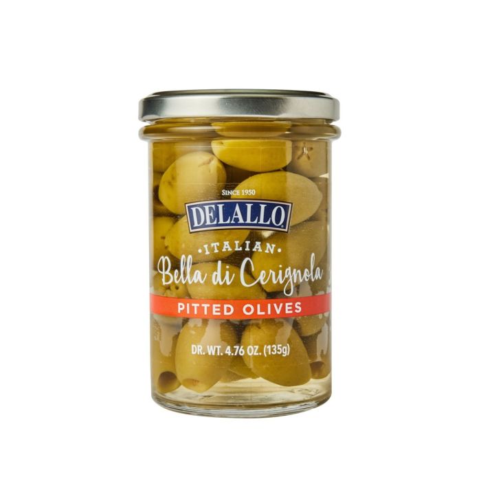 DELALLO: Bella di Cerignola Pitted Olives, 4.76 oz