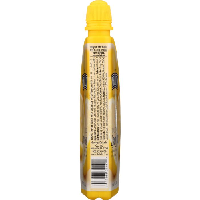 DELALLO: Juice Lemon, 6.75 oz