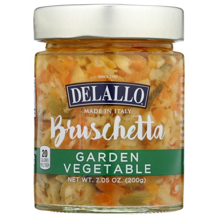 DELALLO: Vegetable Bruschetta, 7.05 oz