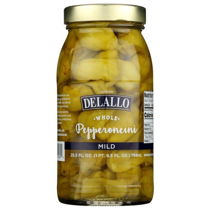 DELALLO: Mild Pepperoncini Super Select, 25.5 oz