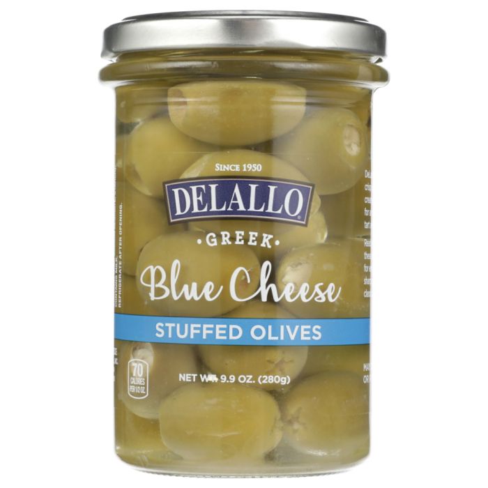 DELALLO: Olive Blu Cheese Stffd, 9.9 oz
