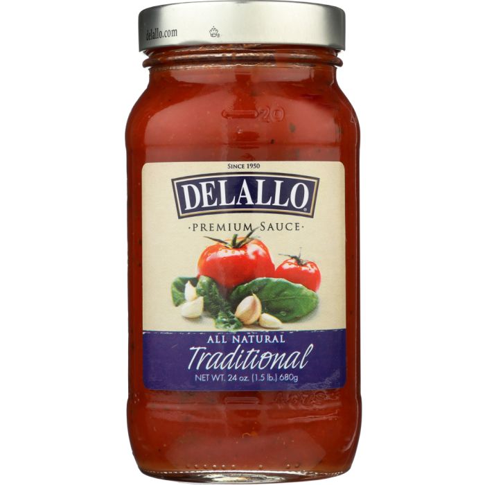 DELALLO: Traditional Spaghetti Sauce, 24 oz