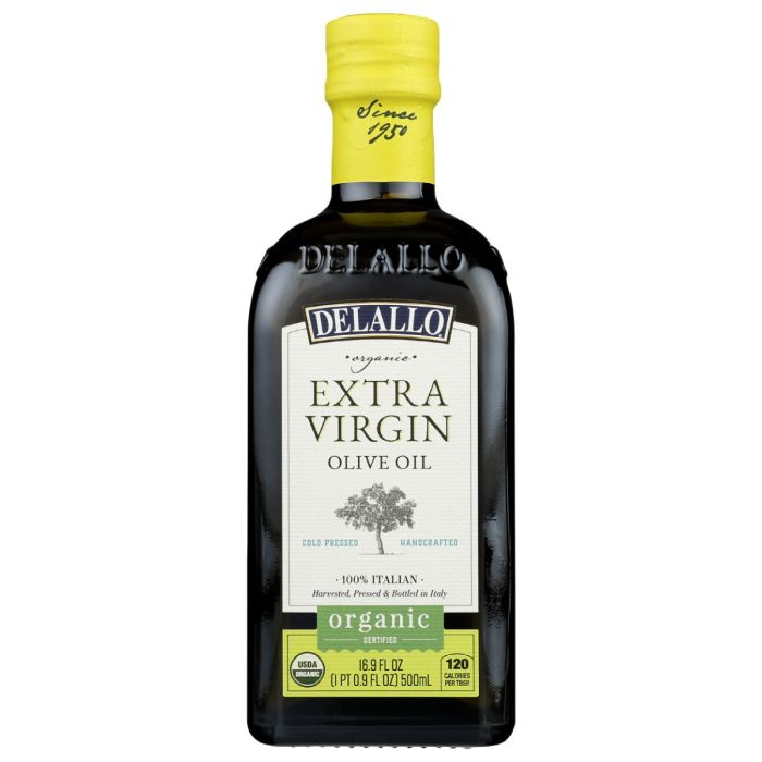 DELALLO: Extra Virgin Olive Oil, 16.9 oz