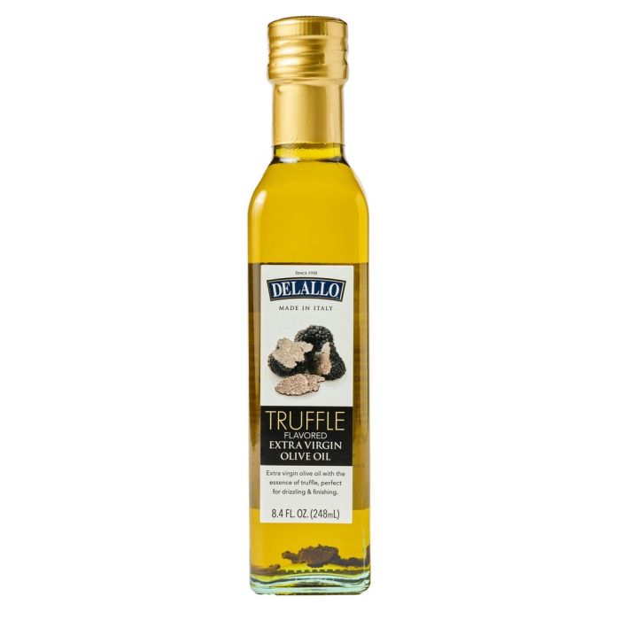 DELALLO: Truffle Flavored Extra Virgin Olive Oil, 8.4 oz