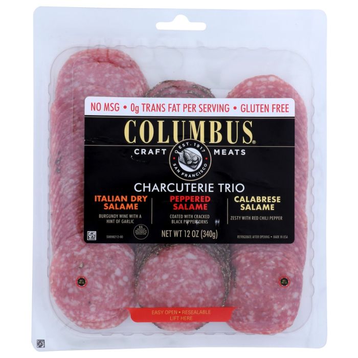 COLUMBUS: Charcuterie Trio Antipasto Tray, 12 oz