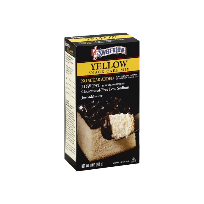 SWEET N LOW: Yellow Snack Cake, 8 oz