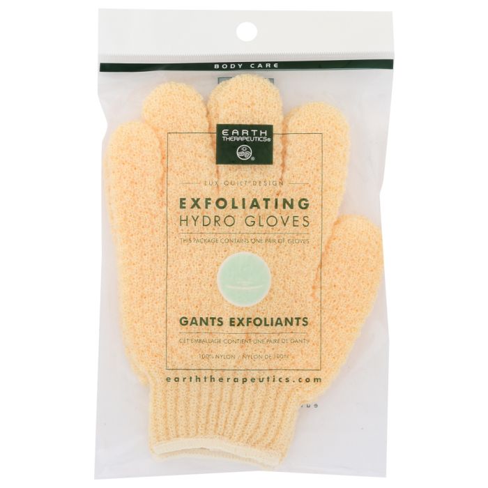 EARTH THERAPEUTICS: Exfoliating Hydro Gloves, 1 ea