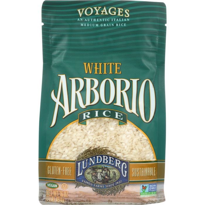 LUNDBERG: White Arborio Rice Gluten-Free, 1 lb