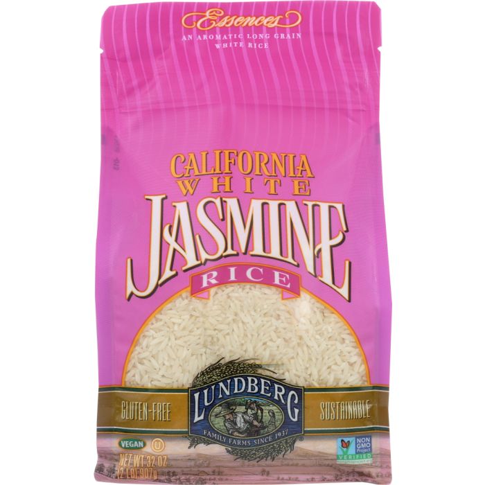 LUNDBERG: Gluten Free California White Jasmine Rice, 2 lb