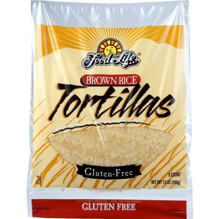 FOOD FOR LIFE: Brown Rice Tortillas, 12 oz